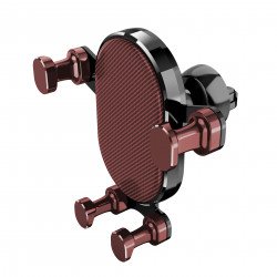 Universal Gravity AC Air Vent and Dashboard Car Mount Holder K001 (Brown)